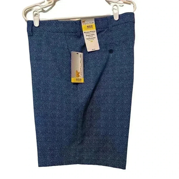Jack Nicklaus Men's Mosaic Print Shorts 10" - Navy 40 NWT - Picture 2 of 8